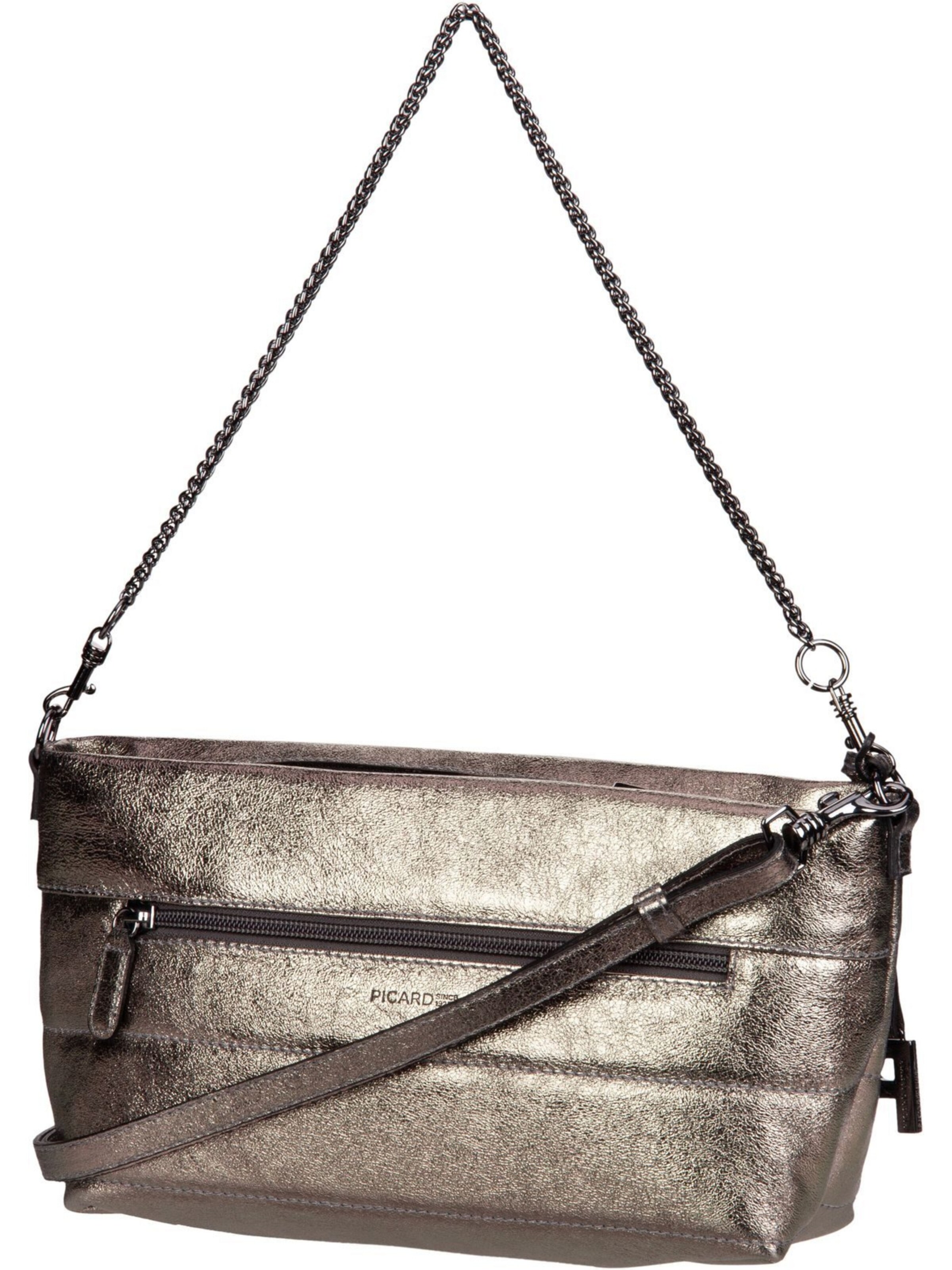 Picard Shoulder Bag '2 Night' in Silver