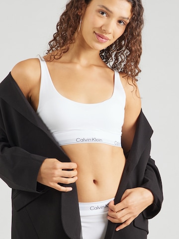 Calvin Klein Underwear Бюстье Бюстгальтер в Белый: спереди