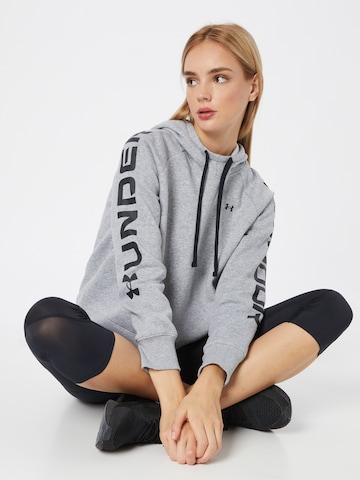 Sweat de sport UNDER ARMOUR en gris