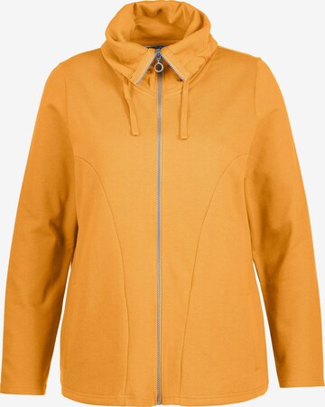 Ulla Popken Sweatjacke in Orange: predná strana