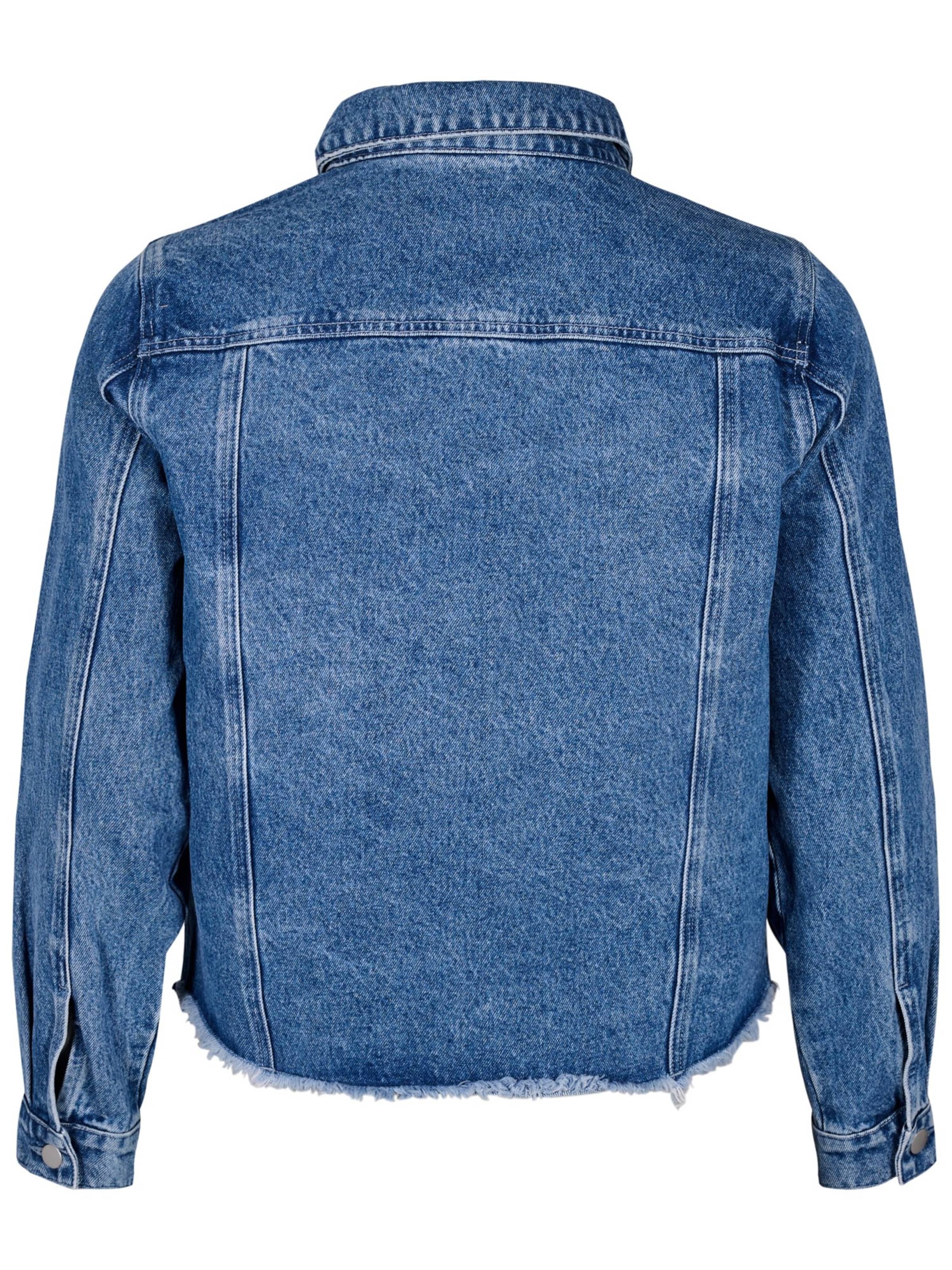 Veste mi-saison 'Jshine' Zizzi en bleu