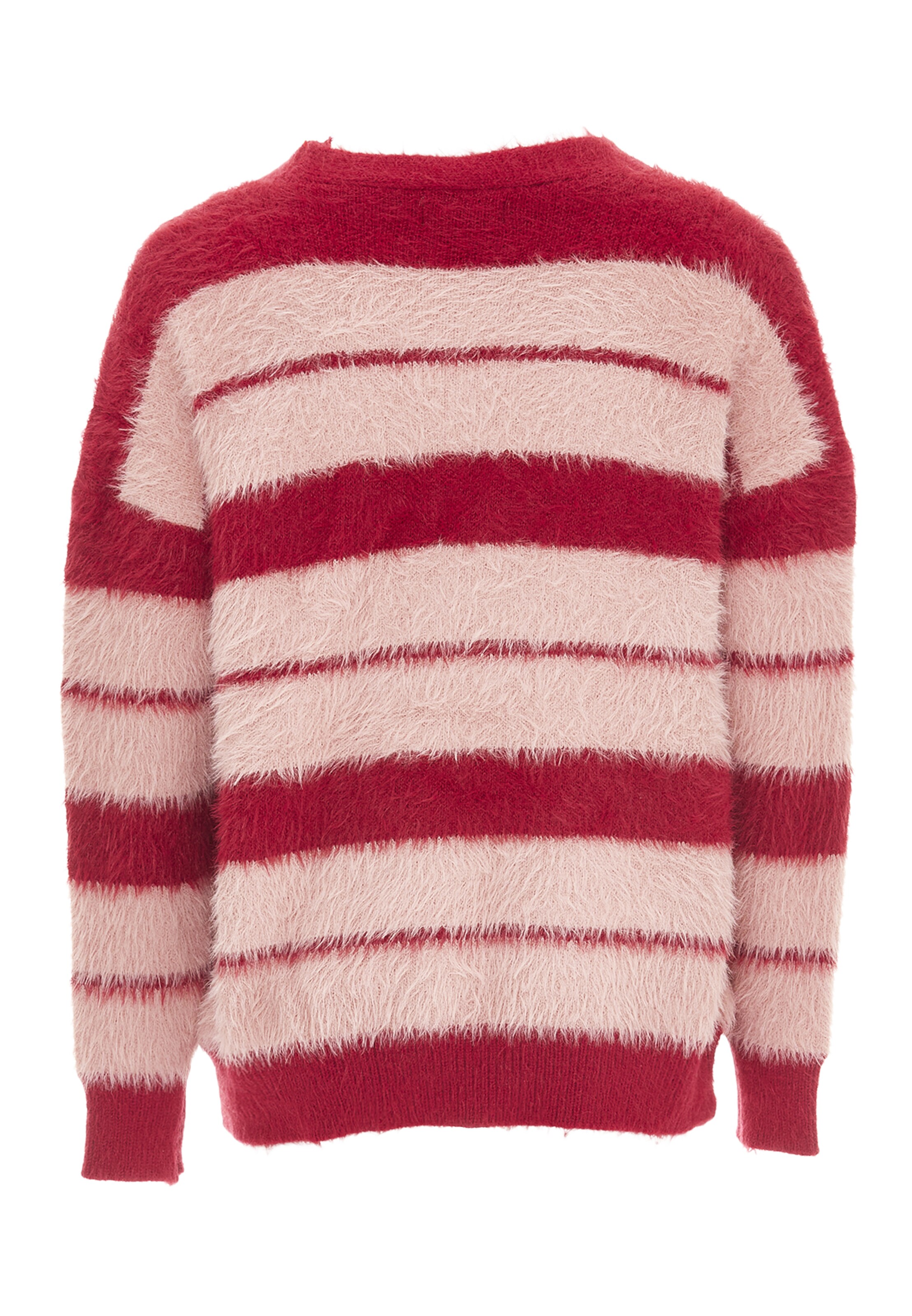 swirly Strickjacke in Rot