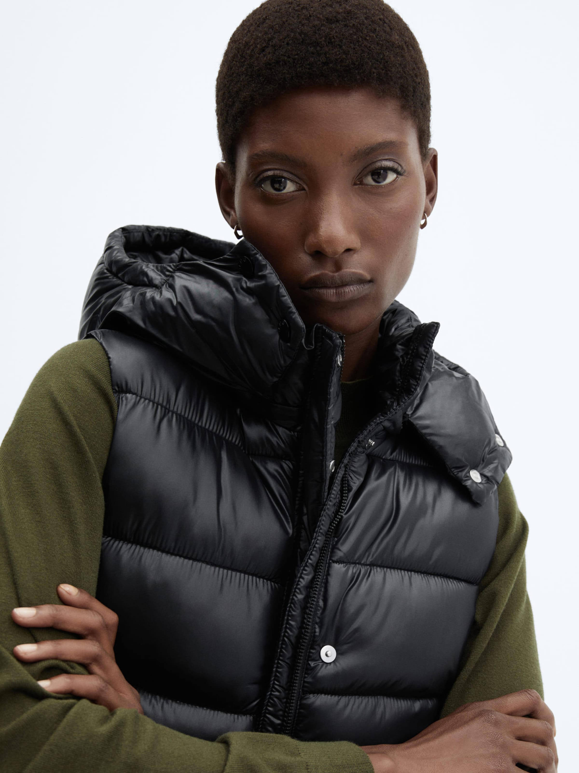 Mango outlet gilet noir