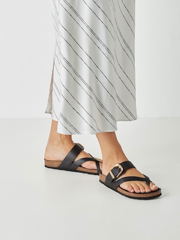 Mule Tamaris en noir