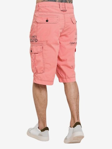 CAMP DAVID Regular Shorts 'Cinque Terre' in Pink