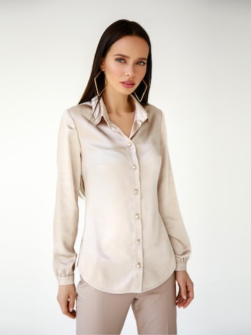 Anushka - Camiseta en beige: frente