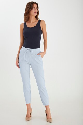 b.young - Slimfit Pantalón chino en azul