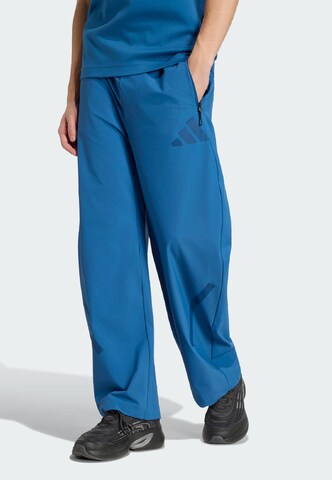 ADIDAS SPORTSWEAR Loose fit Sports trousers 'Z.N.E.' in Blue: front