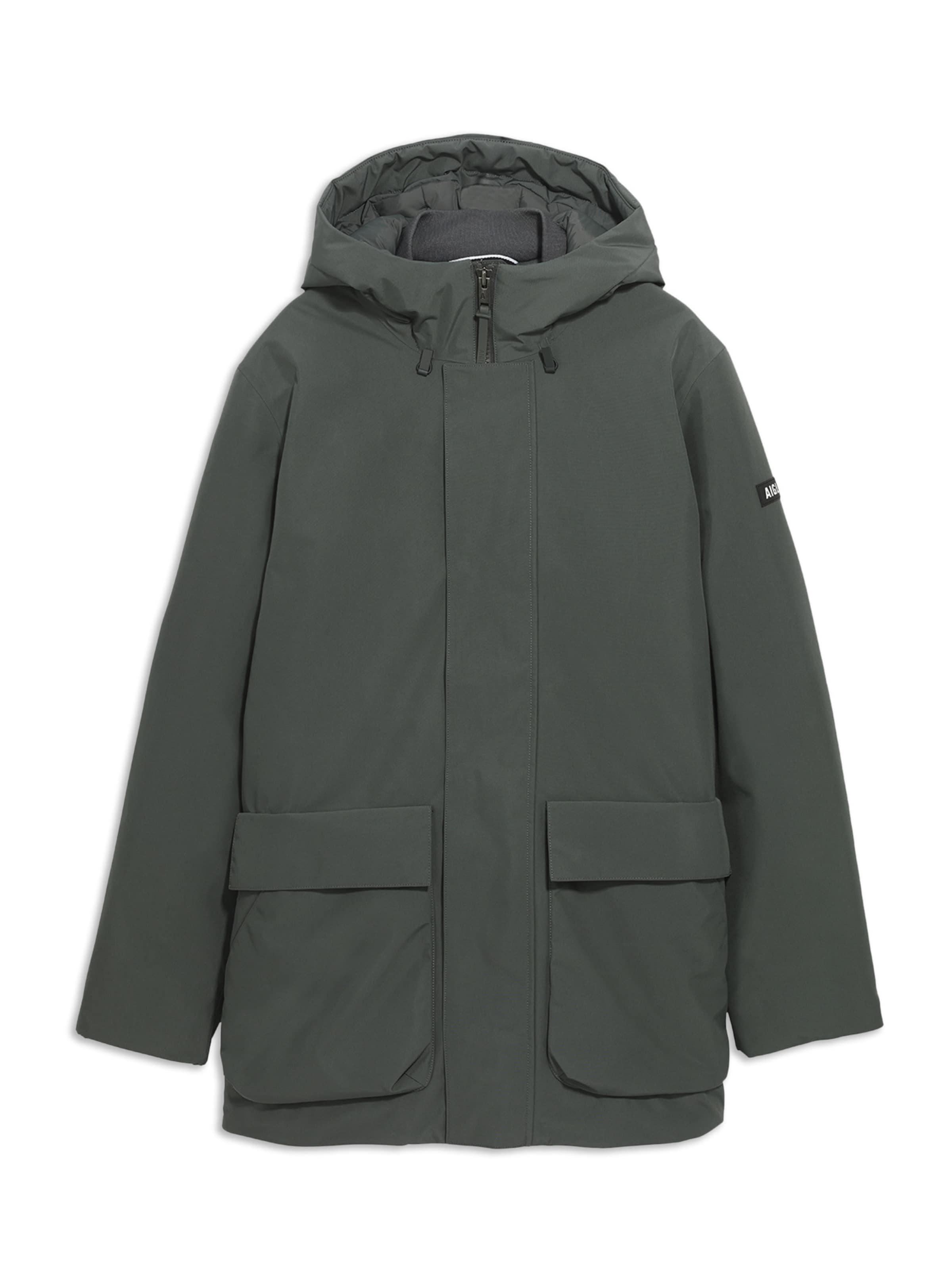 Parka de primăvară-toamnă 'Gore-Tex' de la AIGLE pe verde: față