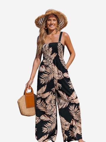 Cupshe Jumpsuit in Black: front