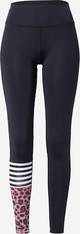 Skinny Pantalon de sport Hey Honey en noir : devant