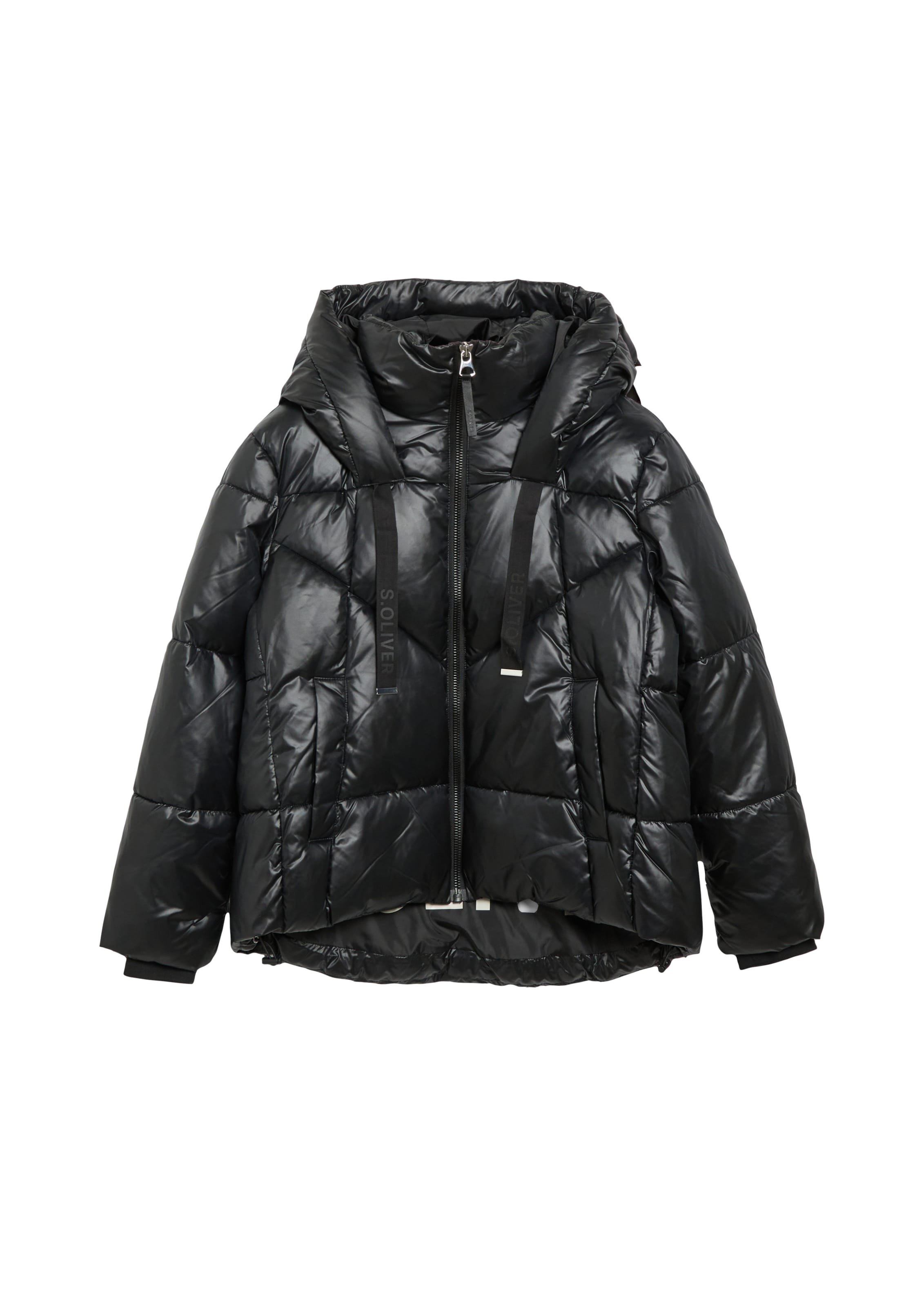 s.Oliver Jacke in Schwarz: Vorderseite