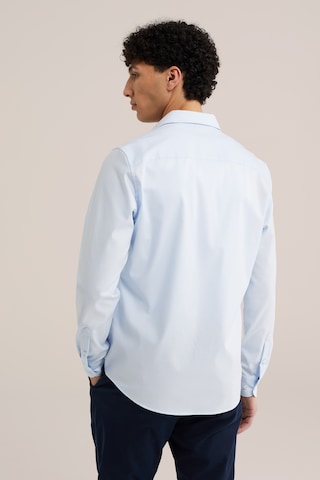 van Gils Slim Fit Бизнес риза в синьо