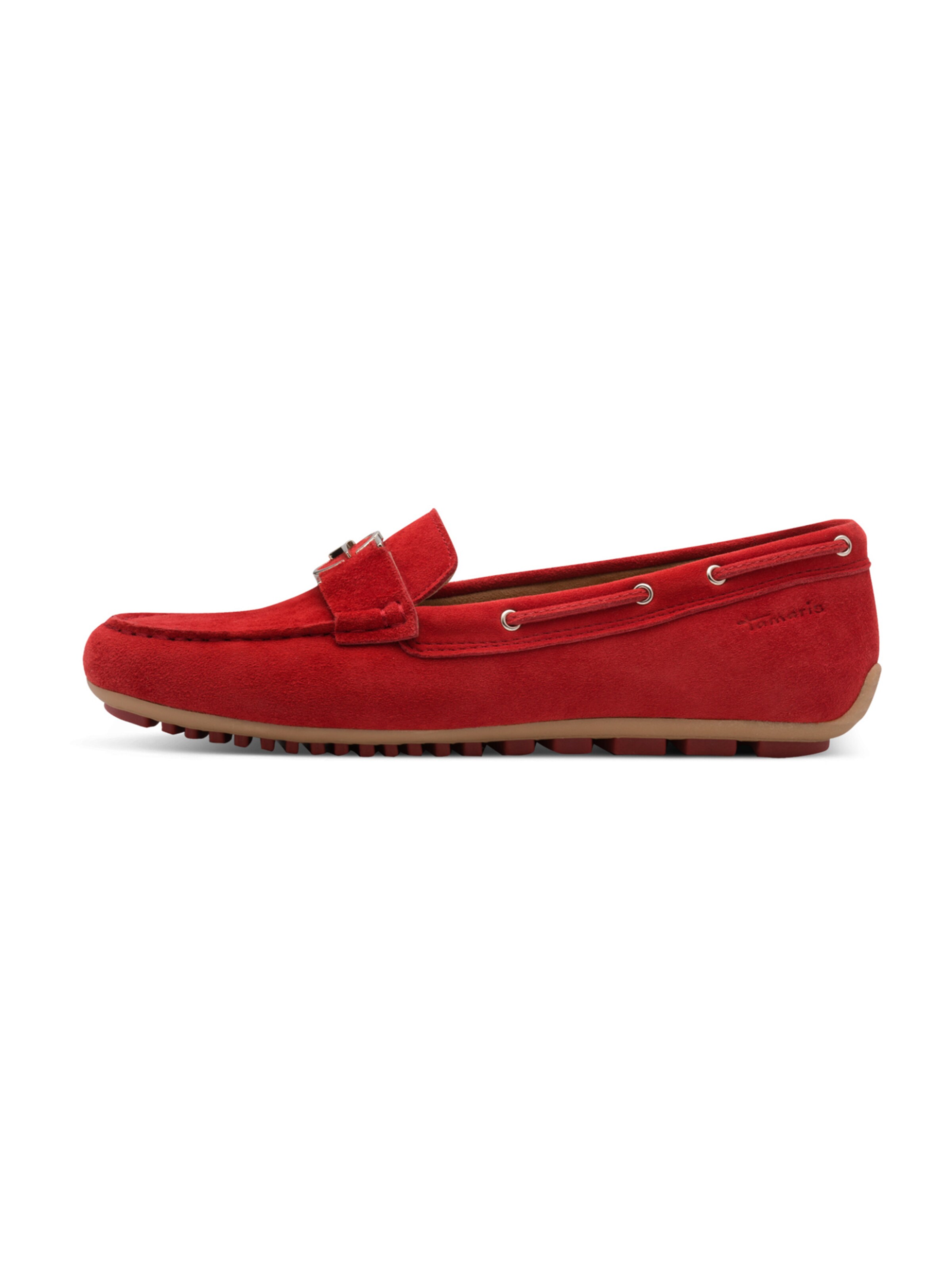 Tamaris Moccasins in Red