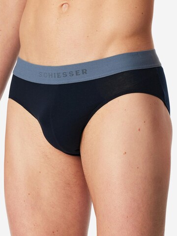 SCHIESSER Slip '95/5' in Blau: Vorderseite