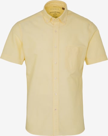 ETERNA Slim fit Button Up Shirt in Yellow: front