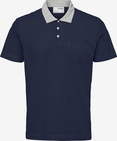 SELECTED HOMME Majica 'Nigel' | mornarska / off-bela barva, Prikaz izdelka