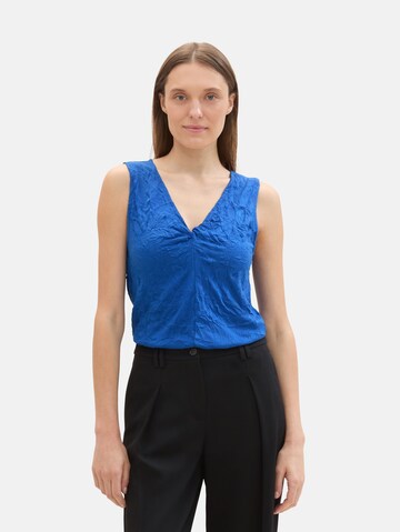 TOM TAILOR Top in Blauw: voorkant