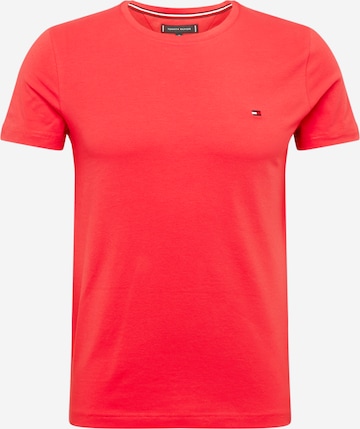 TOMMY HILFIGER Slim Fit T-Shirt in Rot: predná strana