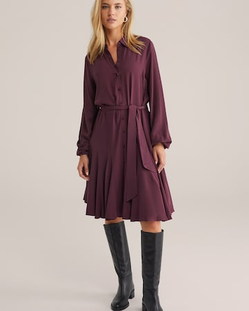 Robe-chemise WE Fashion en violet