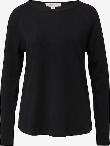 s.Oliver Shirt in Schwarz: Vorderseite