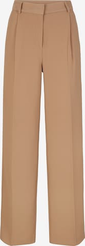 JOOP! Pleated Pants in Brown: front