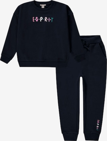 ESPRIT Sweatsuit in Blue: front