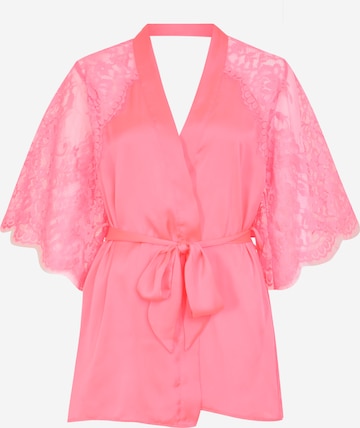 Hunkemöller Dressing gown 'Jennifer' in Pink: front