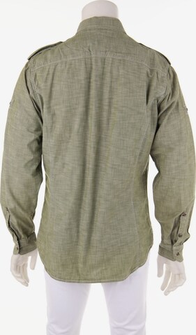 DIESEL Button Up Shirt in L in Green