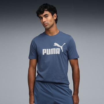 PUMA Shirt 'Ess No. 1' in Blauw: voorkant