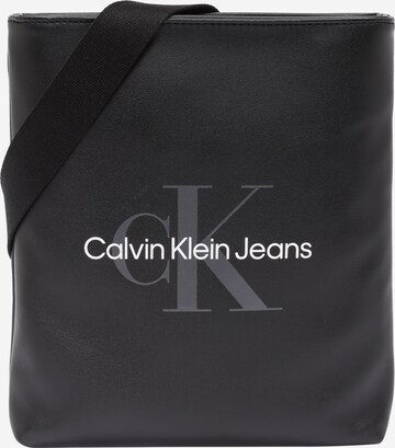 Borsa a tracolla di Calvin Klein Jeans in nero: frontale