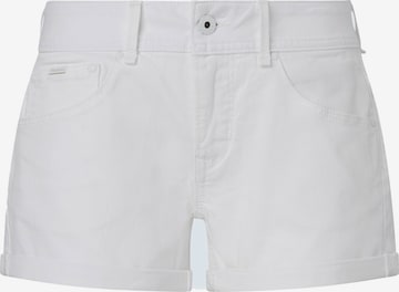 Jean 'SIOUXIE' Pepe Jeans en blanc : devant