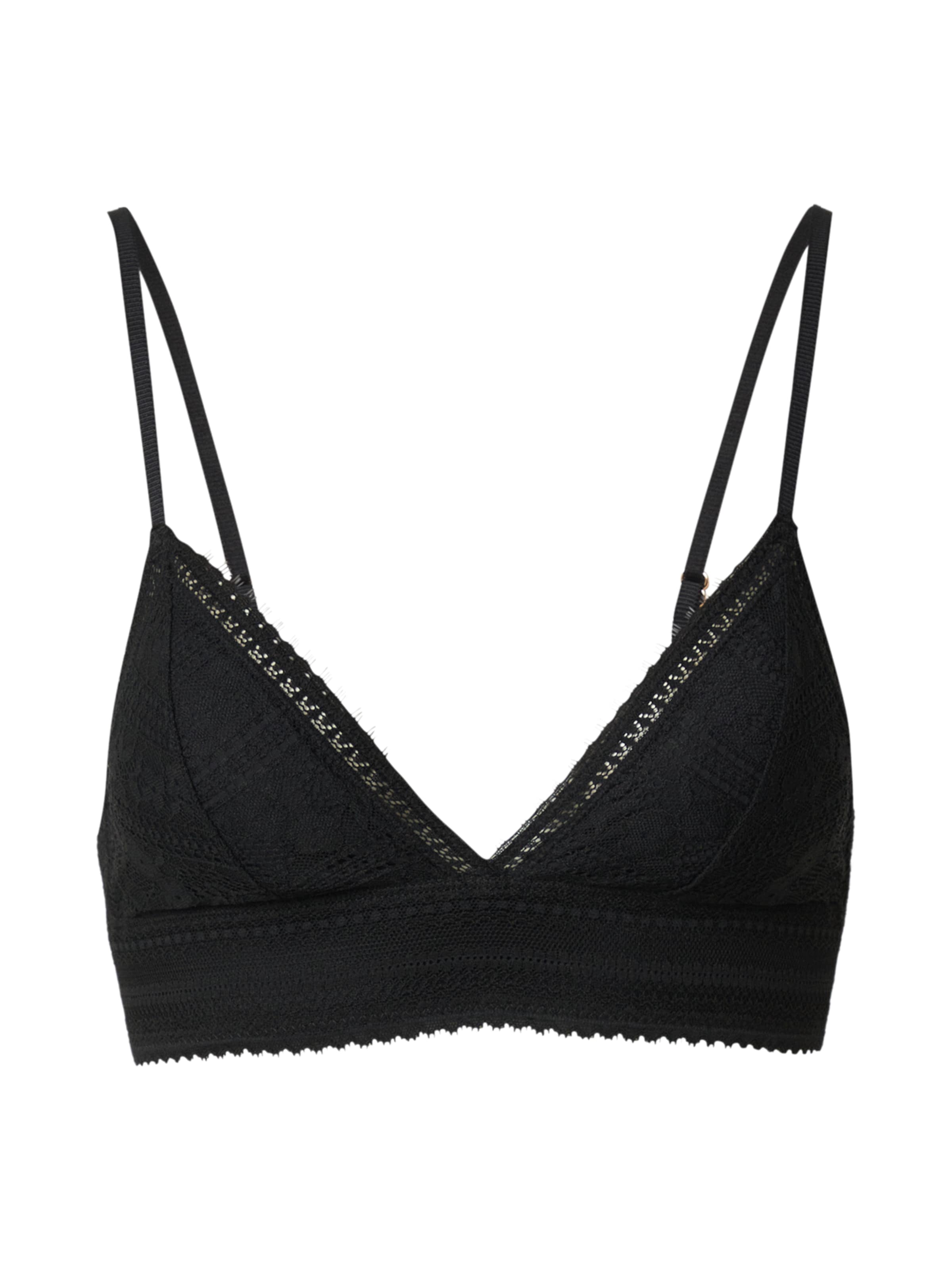 ETAM Τρίγωνο Σουτιέν 'Aura' σε μαύρο: μπροστά