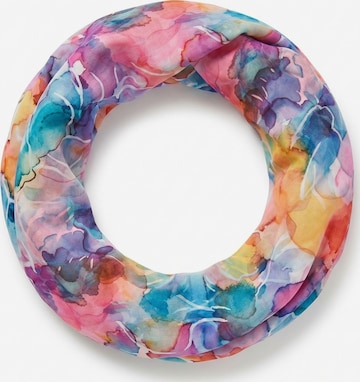 styleBREAKER Schlauchschal 'Aquarell Loop Floral' in Mischfarben: Vorderseite