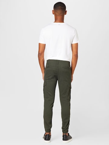 JACK & JONES Tapered Cargo trousers 'Marco' in Green