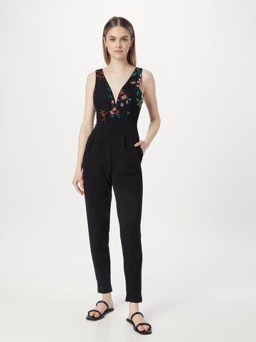 WAL G. Jumpsuit in Zwart: voorkant