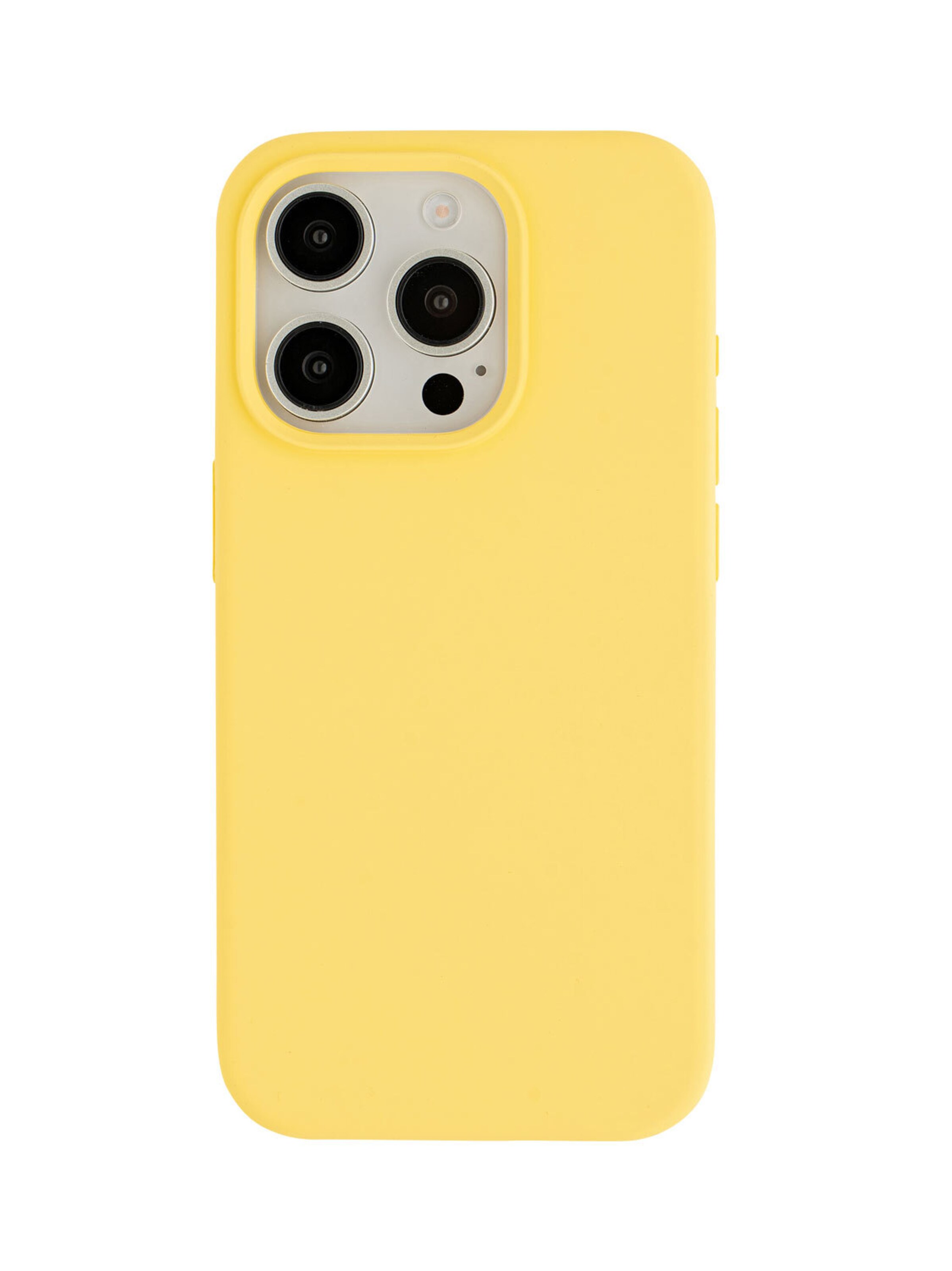 Cheeky Chain Munich Smartphone Case 'iPhone 15' in Yellow: front