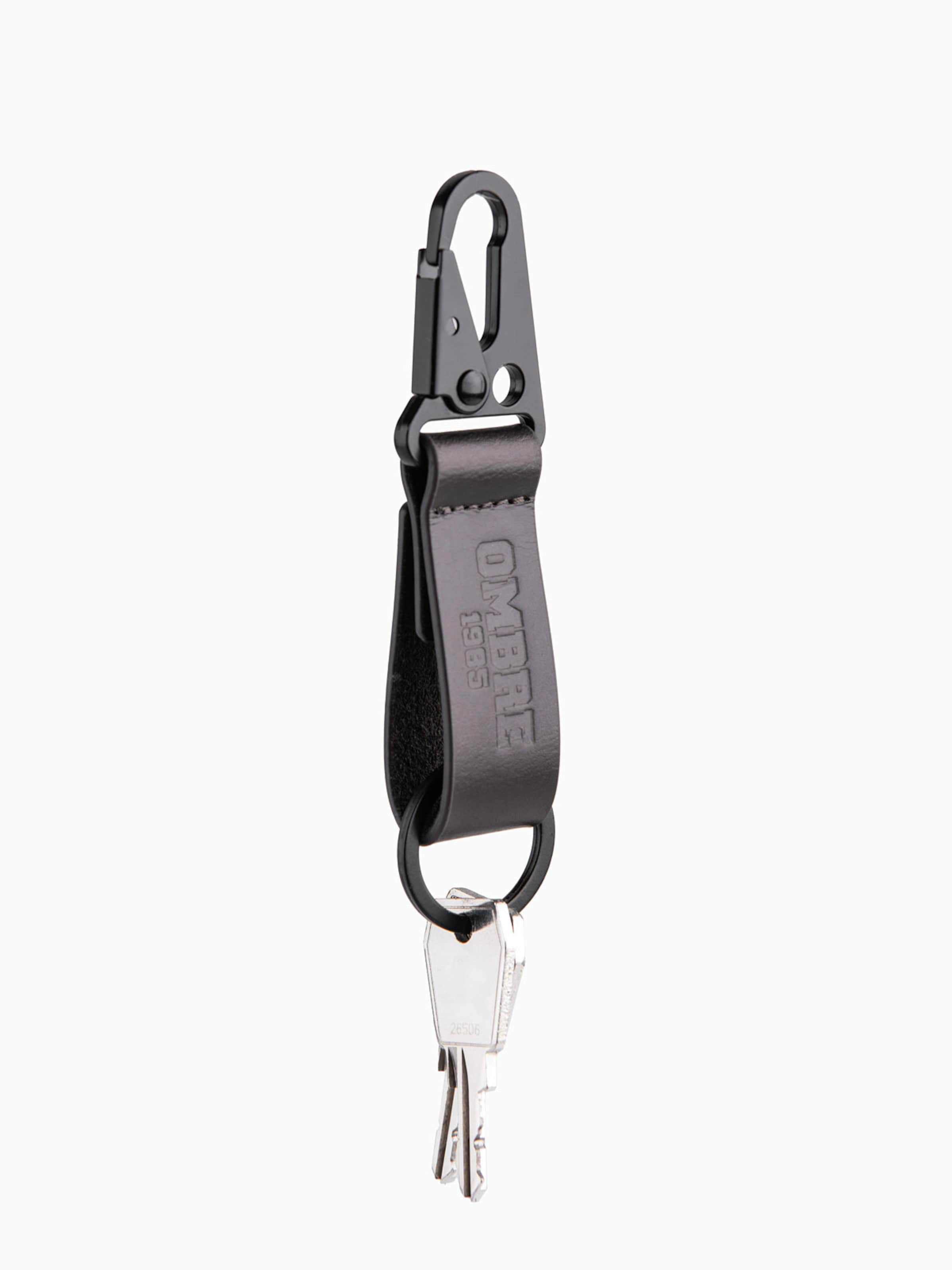 Ombre Key ring in Brown: front