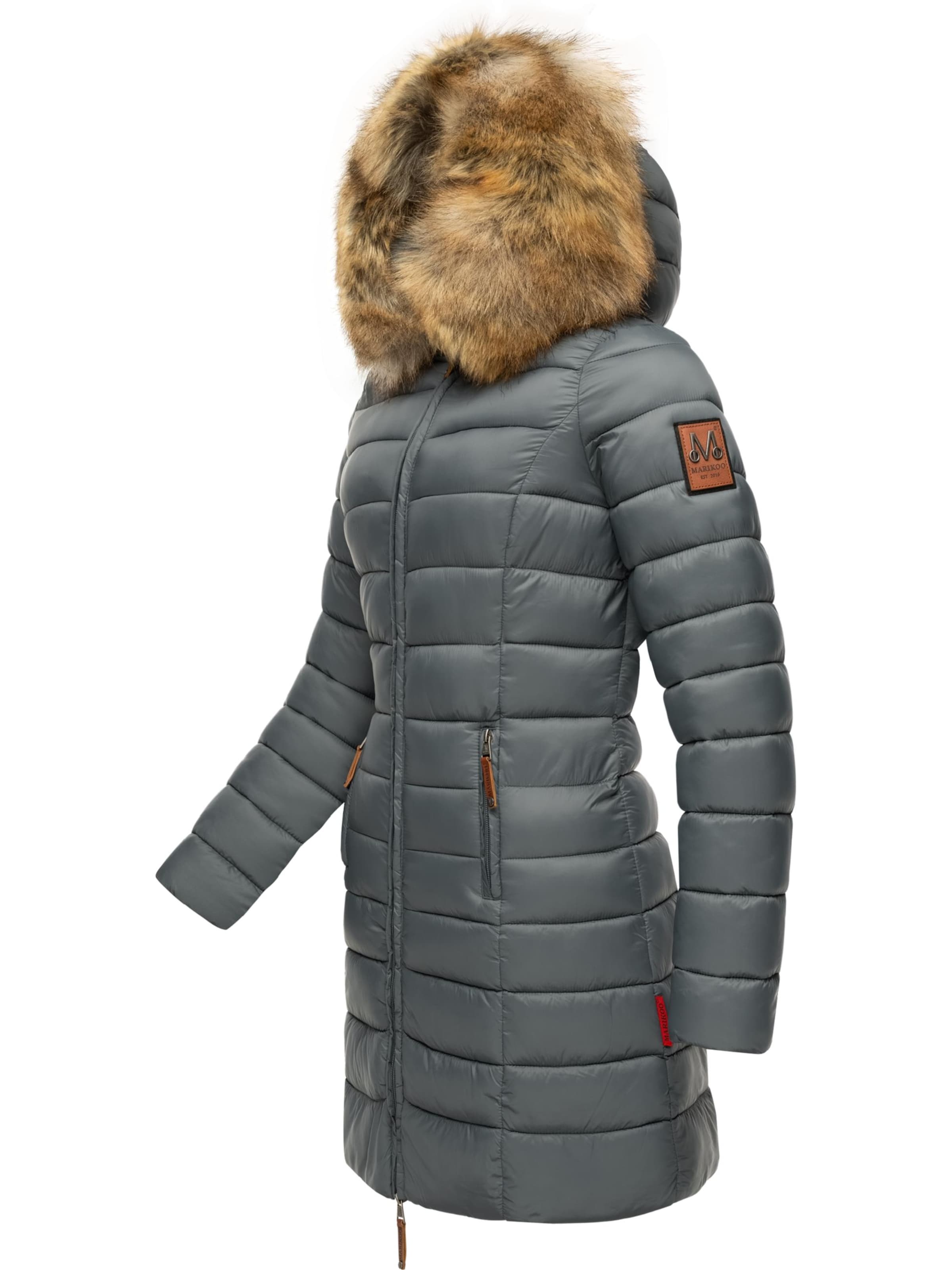 MARIKOO - Abrigo de invierno 'Rose' en gris