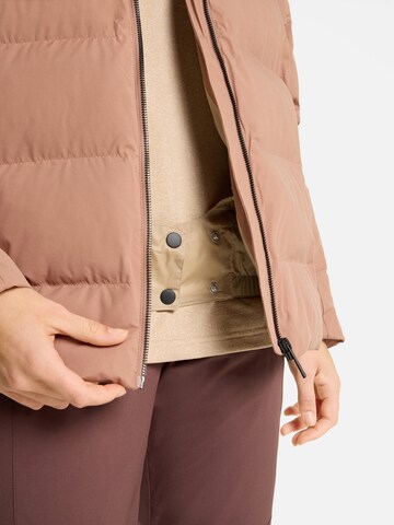 ZIENER Athletic Jacket 'TRAVA-Z' in Brown