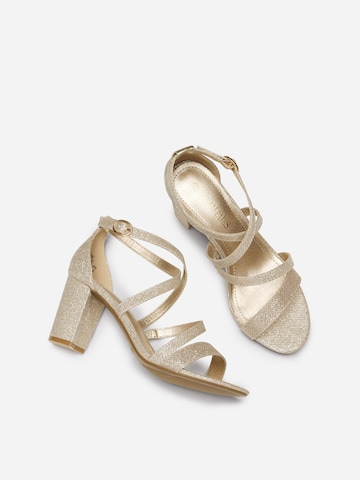 Dream Pairs Riemensandale‌‌‌‌‌ in Gold