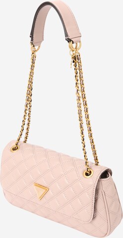 GUESS - Bolso de hombro 'GIULLY' en rosa: frente