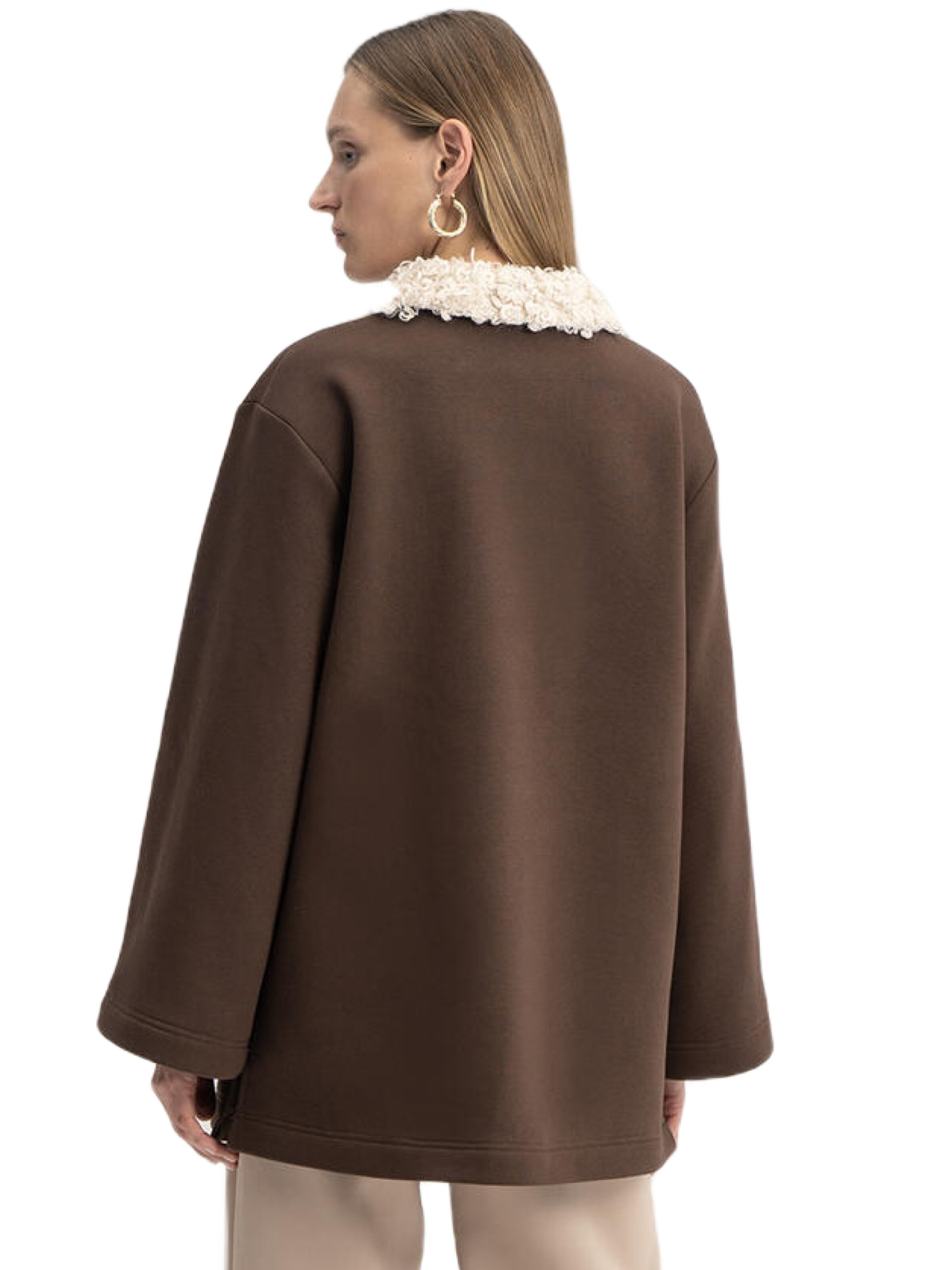 Sweat-shirt Touche Prive en marron