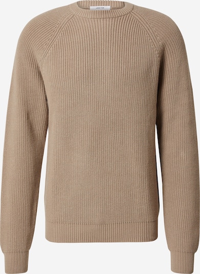 DAN FOX APPAREL Pullover 'Markus' in taupe, Produktansicht