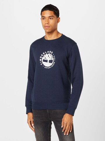 Sweat-shirt TIMBERLAND en bleu : devant