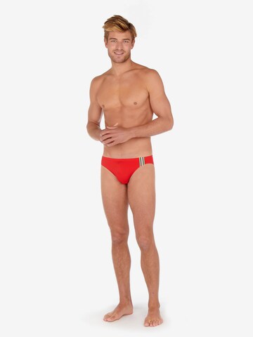 HOM Swim Trunks in Red