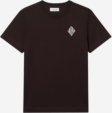 Maglietta di LACOSTE in marrone: frontale