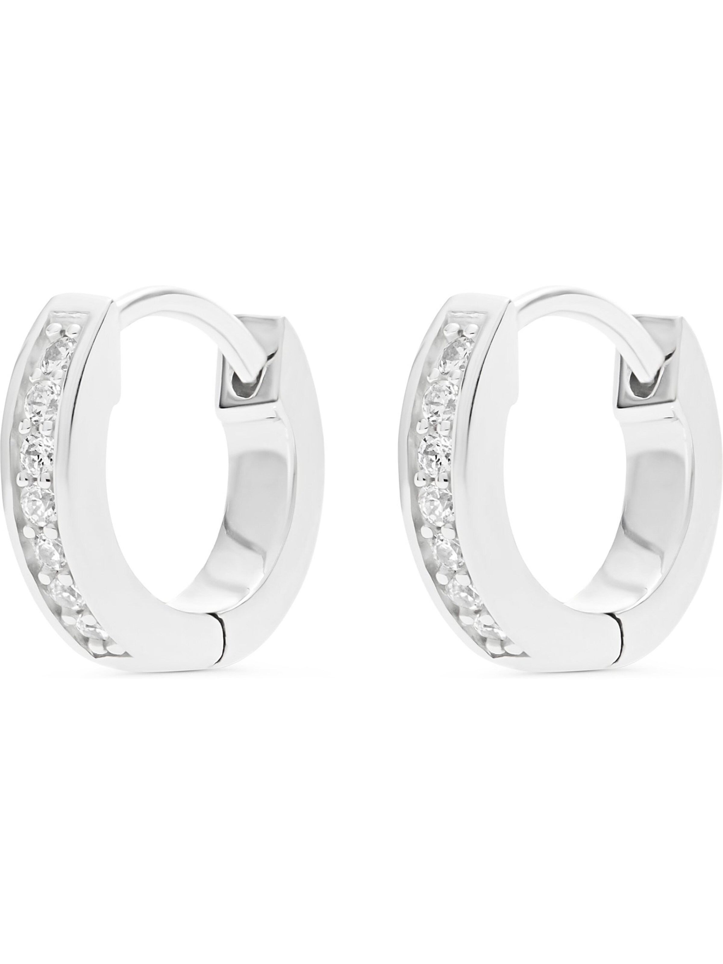 FAVS Earrings in Silver: front