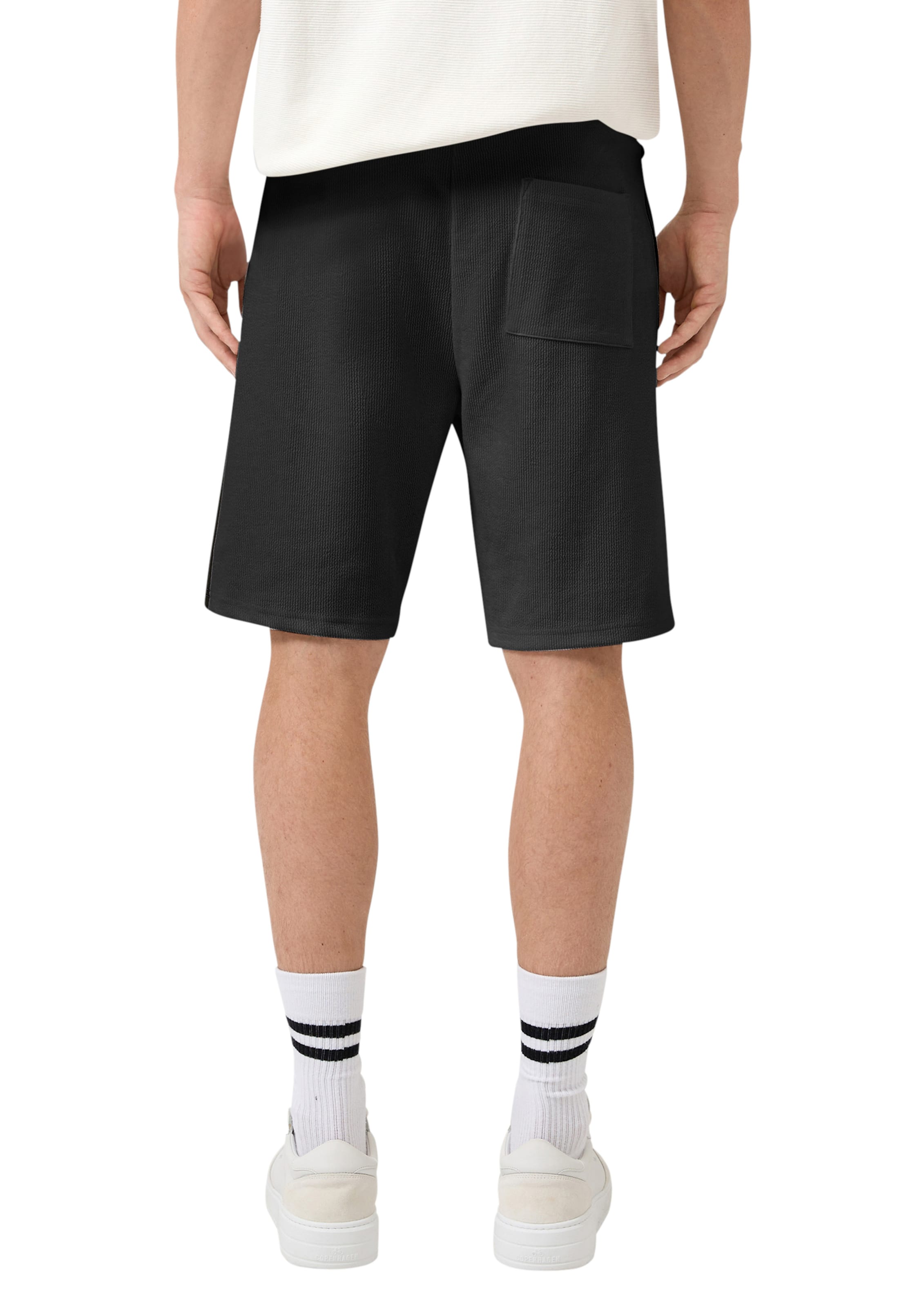 Regular Pantalon QS en noir