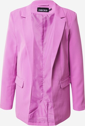 PIECES Blazer 'PCBOZZY' in Purple: front